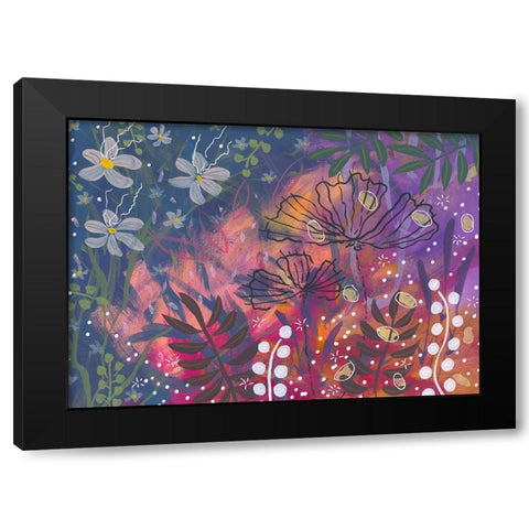 My Gardens Beauty Black Modern Wood Framed Art Print with Double Matting by Randy Noble Fine Art