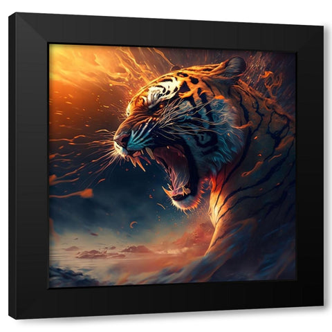 Desert Of Dreams 5 Black Modern Wood Framed Art Print by Heere, Ray