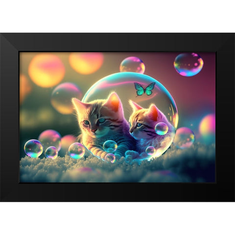 Mystical Morning 2 Black Modern Wood Framed Art Print by Heere, Ray