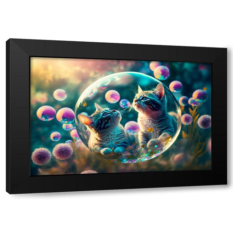 Mystical Morning 3 Black Modern Wood Framed Art Print by Heere, Ray