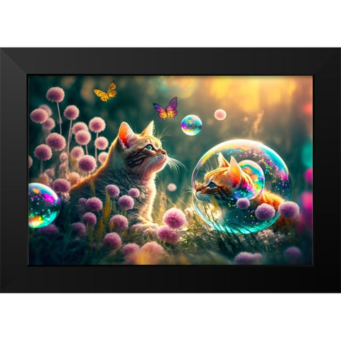 Mystical Morning 4 Black Modern Wood Framed Art Print by Heere, Ray