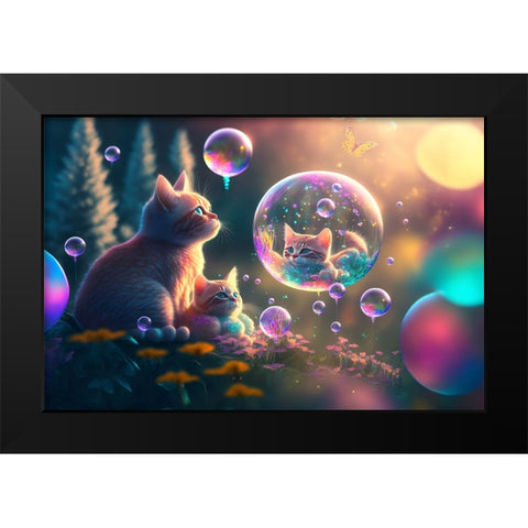 Mystical Morning 5 Black Modern Wood Framed Art Print by Heere, Ray