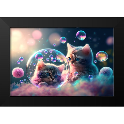 Mystical Morning 6 Black Modern Wood Framed Art Print by Heere, Ray