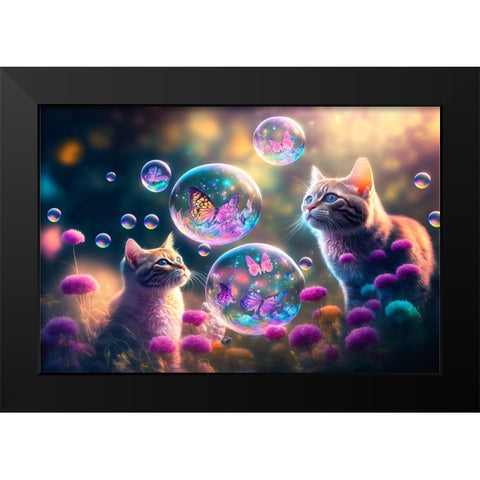 Mystical Morning 9 Black Modern Wood Framed Art Print by Heere, Ray