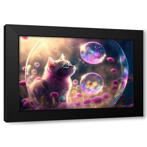 Mystical Morning 10 Black Modern Wood Framed Art Print with Double Matting by Heere, Ray