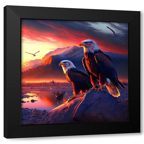 Desert Of Dreams 12 Black Modern Wood Framed Art Print with Double Matting by Heere, Ray