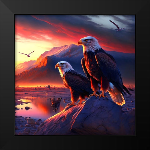 Desert Of Dreams 12 Black Modern Wood Framed Art Print by Heere, Ray