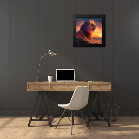 Desert Of Dreams 15 Black Modern Wood Framed Art Print by Heere, Ray