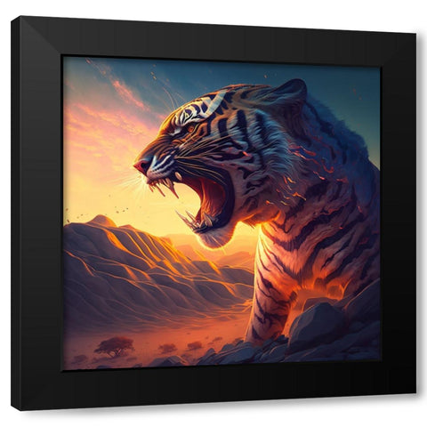 Desert Of Dreams 16 Black Modern Wood Framed Art Print with Double Matting by Heere, Ray