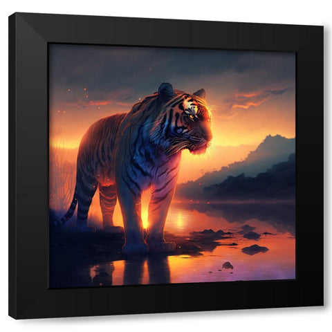 Desert Of Dreams 19 Black Modern Wood Framed Art Print by Heere, Ray