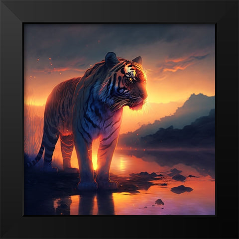 Desert Of Dreams 19 Black Modern Wood Framed Art Print by Heere, Ray