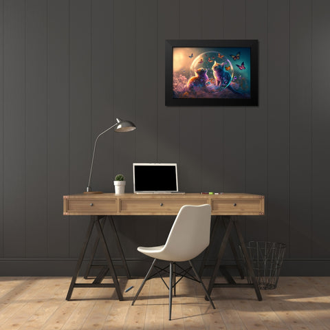 Mystical Morning 11 Black Modern Wood Framed Art Print by Heere, Ray