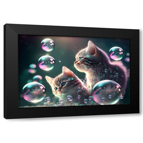 Mystical Morning 15 Black Modern Wood Framed Art Print with Double Matting by Heere, Ray