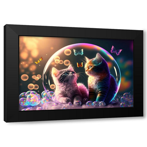 Mystical Morning 16 Black Modern Wood Framed Art Print by Heere, Ray