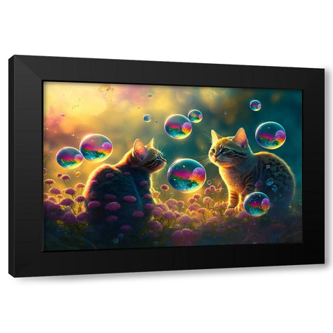 Mystical Morning 17 Black Modern Wood Framed Art Print by Heere, Ray