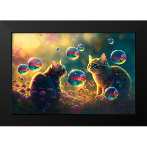 Mystical Morning 17 Black Modern Wood Framed Art Print by Heere, Ray