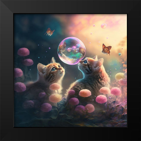 Mystical Morning 18 Black Modern Wood Framed Art Print by Heere, Ray