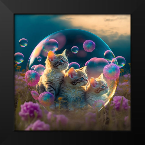 Mystical Morning 24 Black Modern Wood Framed Art Print by Heere, Ray