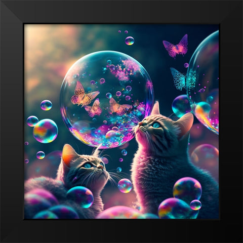 Mystical Morning 25 Black Modern Wood Framed Art Print by Heere, Ray