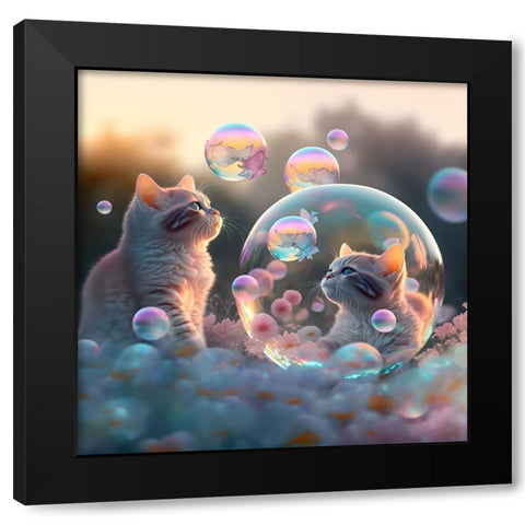 Mystical Morning 26 Black Modern Wood Framed Art Print by Heere, Ray