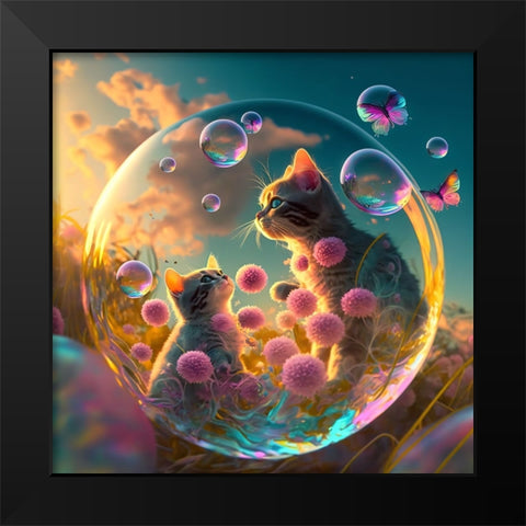 Mystical Morning 29 Black Modern Wood Framed Art Print by Heere, Ray