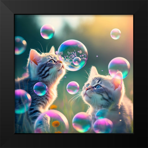 Mystical Morning 30 Black Modern Wood Framed Art Print by Heere, Ray