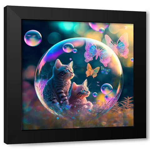 Mystical Morning 33 Black Modern Wood Framed Art Print by Heere, Ray