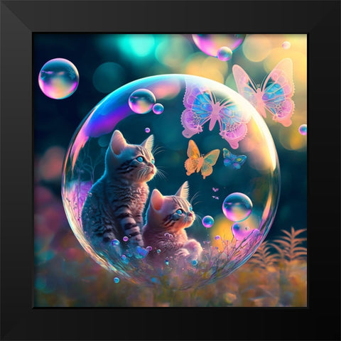 Mystical Morning 33 Black Modern Wood Framed Art Print by Heere, Ray