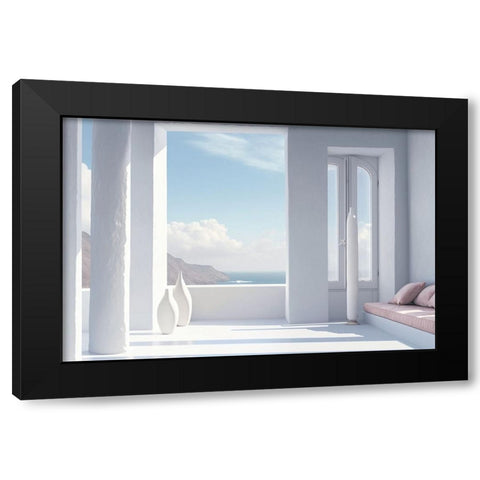 Architectural Photography Balconies 4 Black Modern Wood Framed Art Print with Double Matting by Heere, Ray