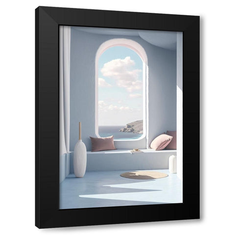 Architectural Photography Balconies 8 Black Modern Wood Framed Art Print with Double Matting by Heere, Ray