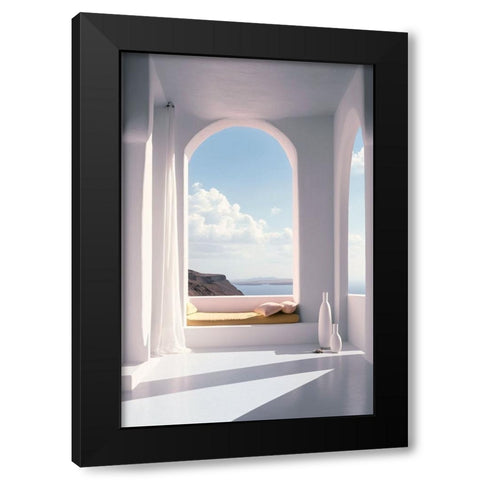 Architectural Photography Balconies 10 Black Modern Wood Framed Art Print by Heere, Ray