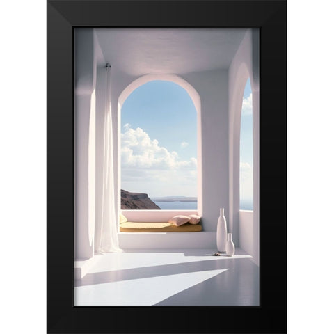 Architectural Photography Balconies 10 Black Modern Wood Framed Art Print by Heere, Ray