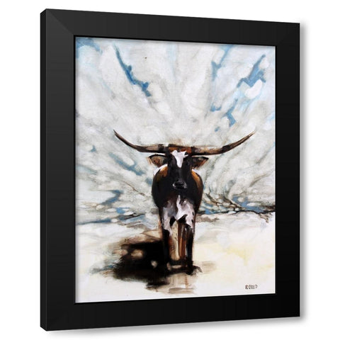 Dorthy Black Modern Wood Framed Art Print with Double Matting by Gould, Renee
