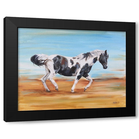 Feeling Fresh Black Modern Wood Framed Art Print with Double Matting by Gould, Renee