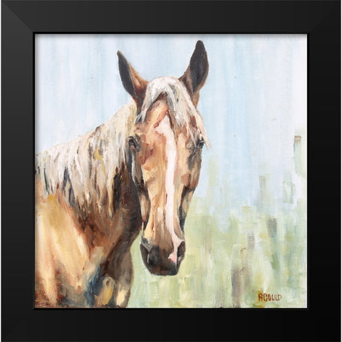 Horse 1-6 Black Modern Wood Framed Art Print by Gould, Renee