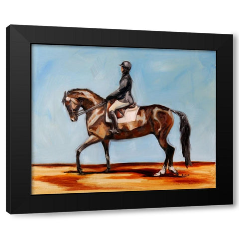 On Deck Black Modern Wood Framed Art Print by Gould, Renee