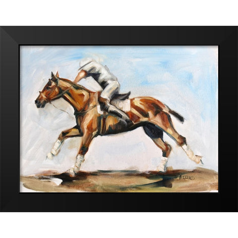 Play On Black Modern Wood Framed Art Print by Gould, Renee