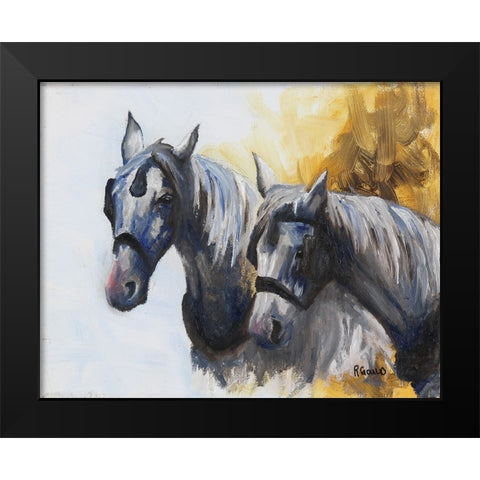 Slow Day Black Modern Wood Framed Art Print by Gould, Renee