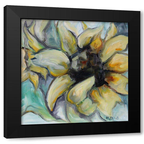 Sunflower 8 Black Modern Wood Framed Art Print with Double Matting by Gould, Renee