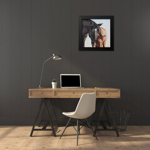 Winston Black Modern Wood Framed Art Print by Gould, Renee