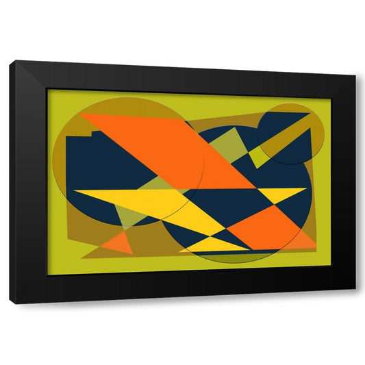 Bravery Color Collage Black Modern Wood Framed Art Print by Homawoo, Richard