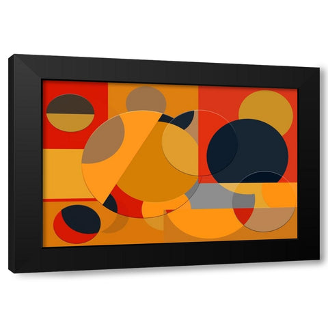 Love Color Collage Black Modern Wood Framed Art Print by Homawoo, Richard