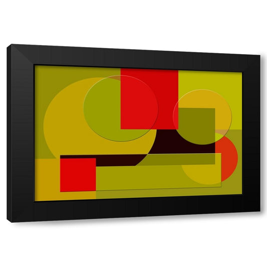 Promise Of Love Color Collage Black Modern Wood Framed Art Print by Homawoo, Richard