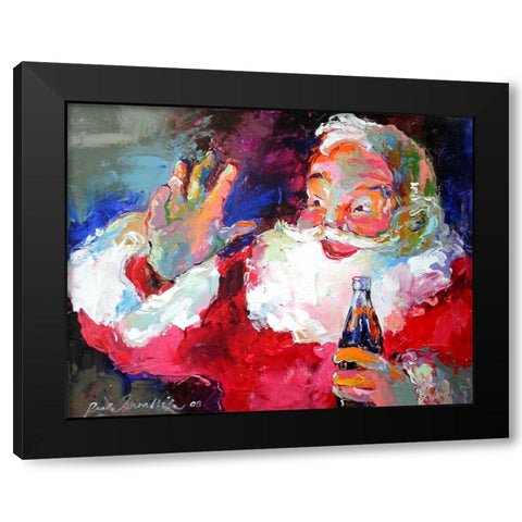 Claus Black Modern Wood Framed Art Print with Double Matting by Wallich, Richard