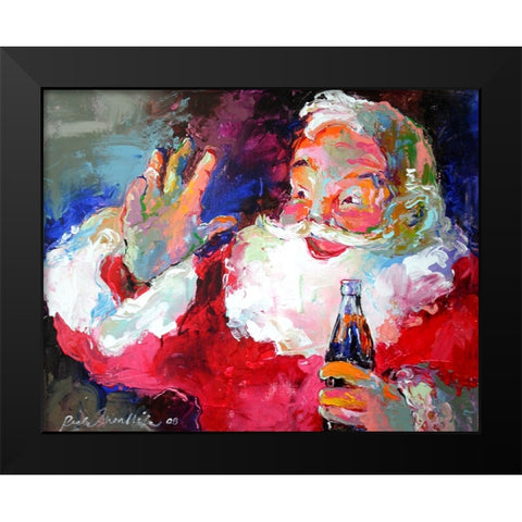 Claus Black Modern Wood Framed Art Print by Wallich, Richard