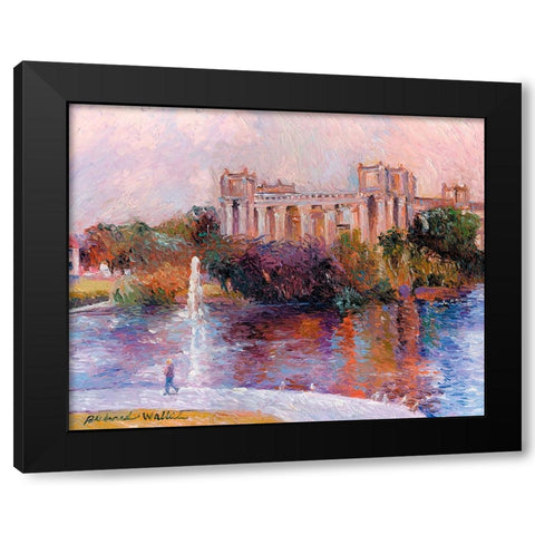 San Francisco Black Modern Wood Framed Art Print with Double Matting by Wallich, Richard