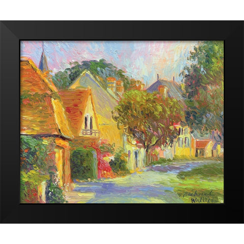 France I Black Modern Wood Framed Art Print by Wallich, Richard