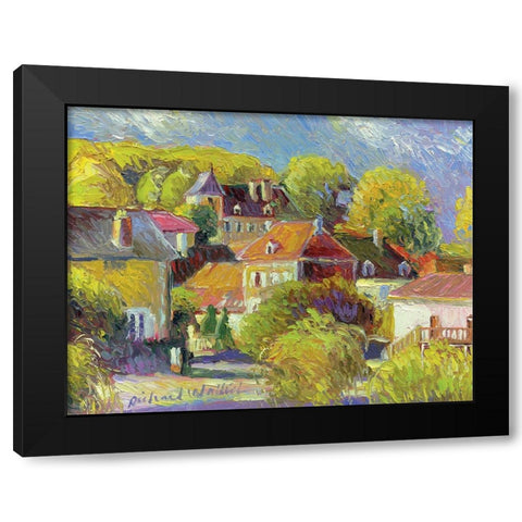 France 2 Black Modern Wood Framed Art Print with Double Matting by Wallich, Richard