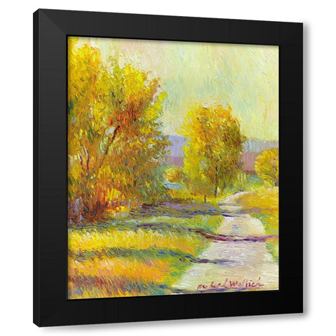 Golden Summer Black Modern Wood Framed Art Print by Wallich, Richard