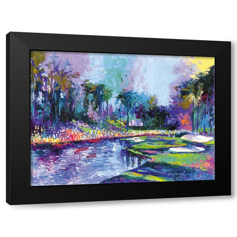 Golf Hole Black Modern Wood Framed Art Print with Double Matting by Wallich, Richard